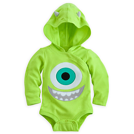 z Mike Wazowski Disney Cuddly Bodysuit Costume for Baby (12-18month)