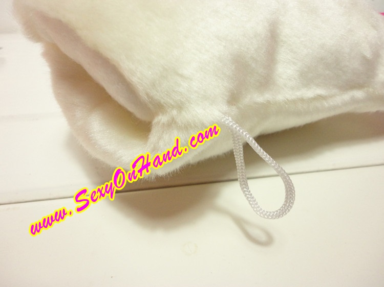 ถุงมือ แมวเหมียว สีขาว ถุงมือคอสเพลย์ ถุงมือแมว ใส่ได้ทั้งเด็กและผู้ใหญ่ Size 22x26cm