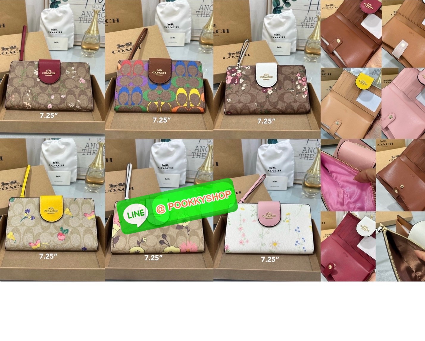 🍀Coach C2874 Tech Phone Wallet In Colorblock Signature 🍀 COLOR: signature canvas