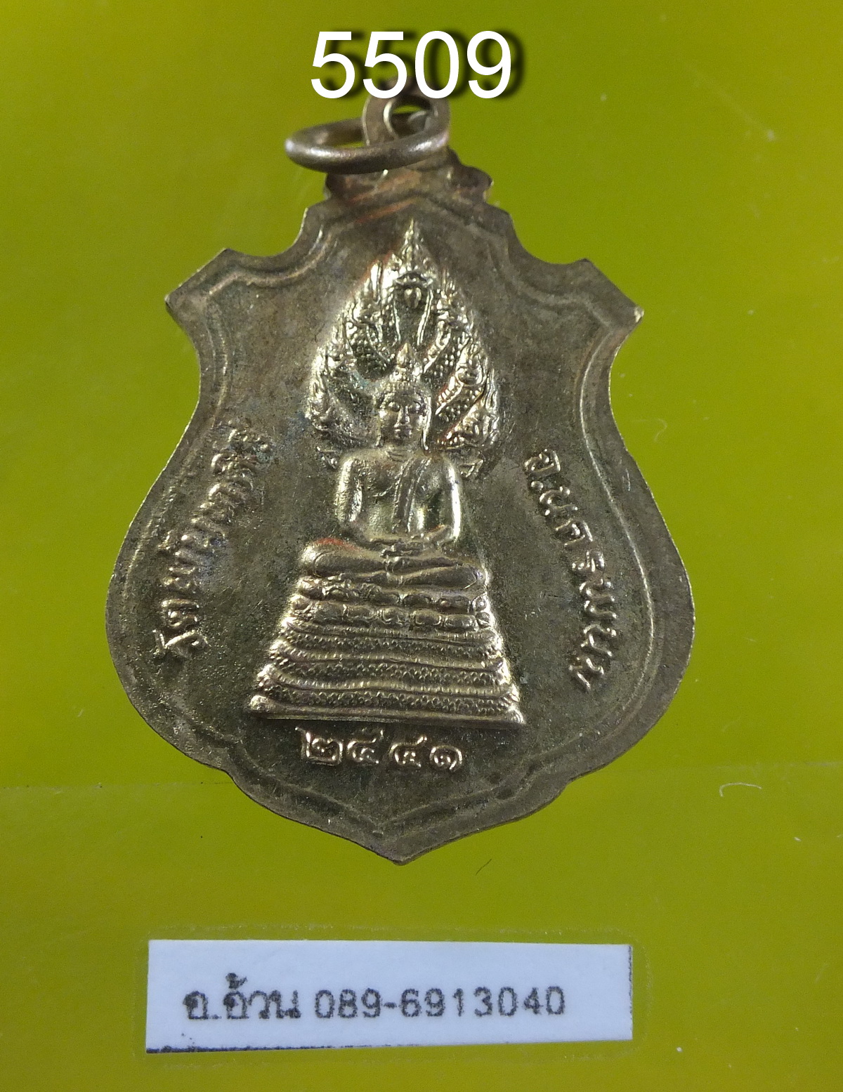 เหรียญเสมา พระธาตุพนม หลังพระนาคปรก วัดพันทคีรี จ.นครพนม ปี2 541