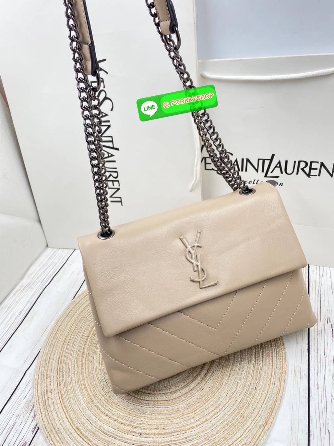 SAINT LAURENT Large Sunset Shoulder Bag