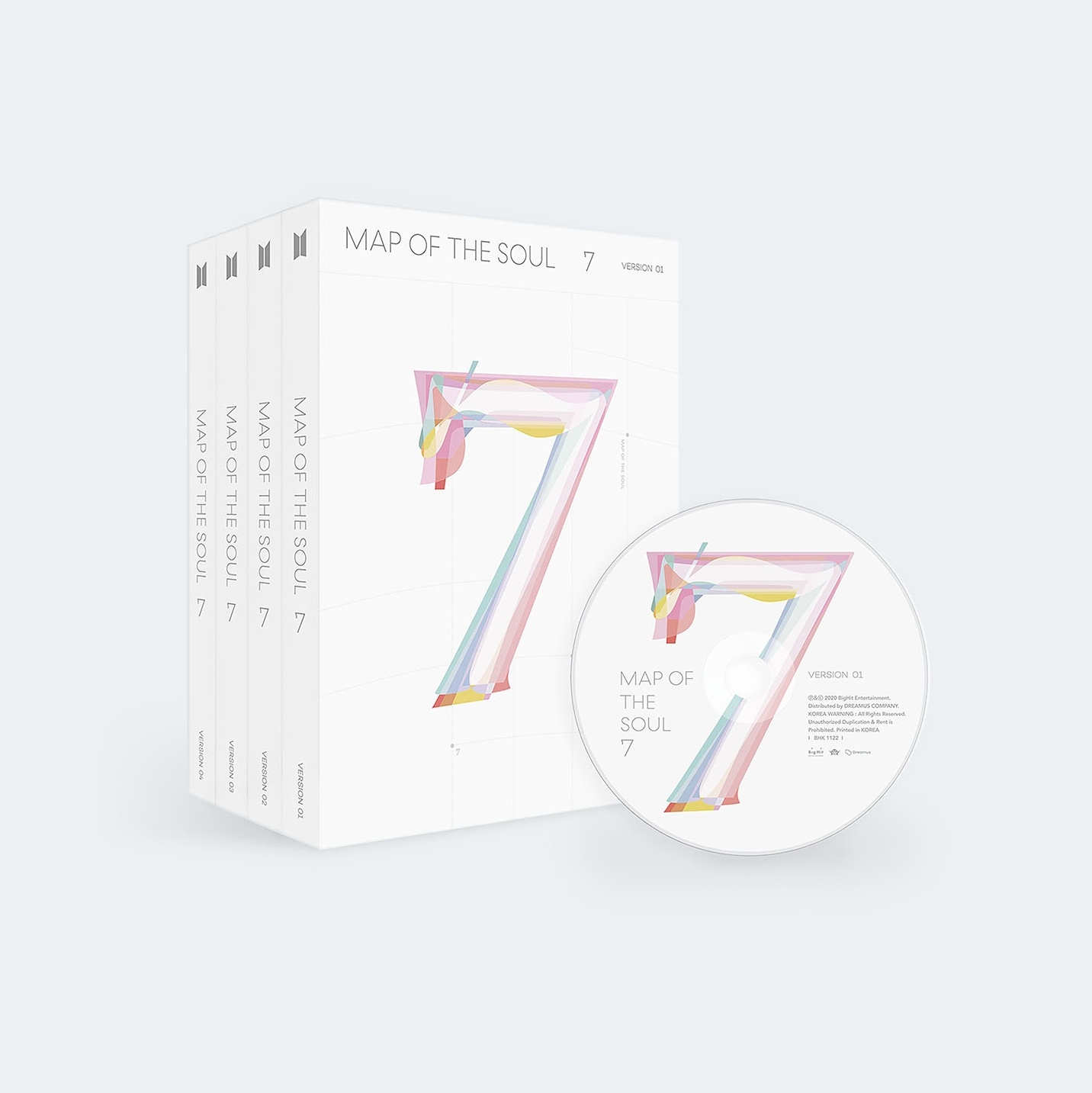 [SET4ver] BTS Album - MAP OF THE SOUL : 7 Normal Ver.