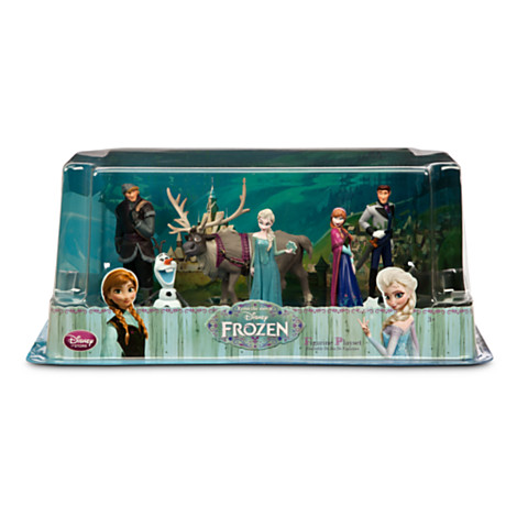 z Frozen Figure Play Set ประกอบด้วย Anna Elsa Hans Kristoff Sven และ Olaf from Disney Store USA ของแท้100% จากอเมริกา