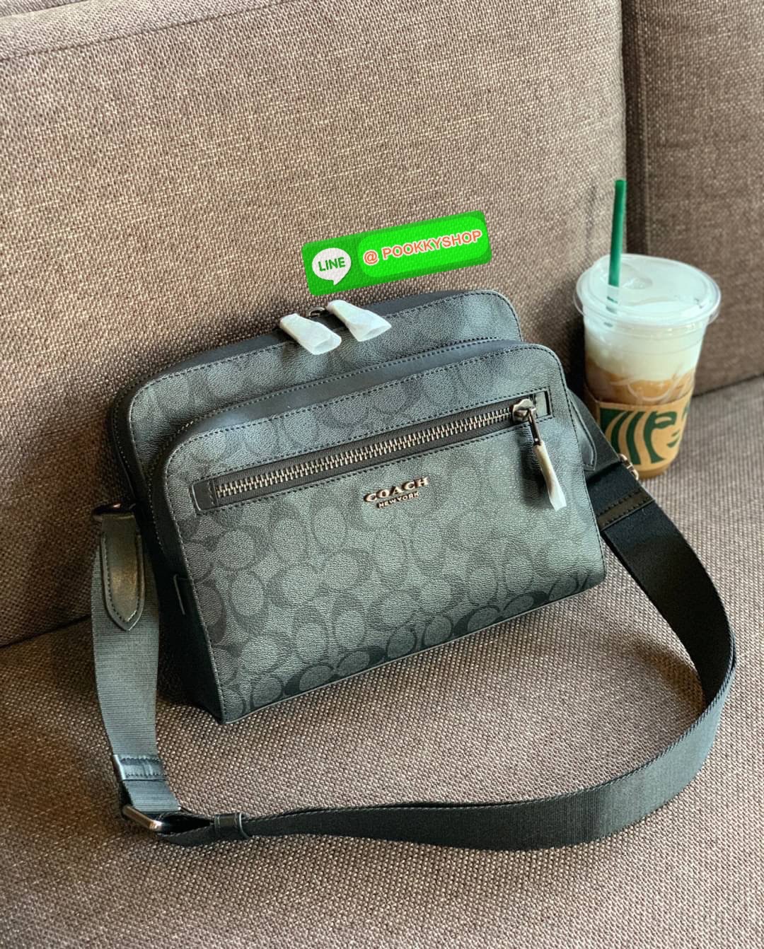 COACH WEST CAMERA BAG IN SIGNATURE ((91485)) ðšāļāļĨāļąāļāļĄāļēāļāļēāļĄāļāļģāđāļĢāļĩāļĒāļāļĢāđāļāļāļāđāļēāļē! āļāļĢāļ°āđāļāđāļēāļŠāļ°āļāļēāļĒāļāļđāđāļāļēāļĒ((āļāļđāđāļŦāļāļīāļāļāđāđāļāđāļŠāļ§āļĒāļāļĩāđāļāļĩāļĒāļ§āļāđāļ°ð)) āļŦāļāļąāļāđāļāđ āđāļĨāļ°āļŦāļāļąāļCanvasāļŠāļ§āļĒāļāđāļ° āļĄāļĩāļāđāļāļāļāļīāļāļŦāļāđāļē//āļāđāļāļāļāļīāļāļāļĨāļēāļāļāļ§āđāļēāļ//āļāđāļāļāļŦāļĨāļąāļāđāļāļāļāļīāļāļāļđāđ āđāļŠāđāļŠāļąāļĄāļ āļēāļĢāļ°āđāļāļāļĢāļ°āļāļģāļ§āļąāļāđāļāđāđāļĒāļāļ°;āļāļĢāđāļāļĄāļāđāļāļāđāļĨ