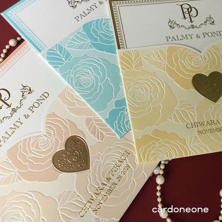 การ์ดแต่งงานพรีเมี่ยม วินเทจ