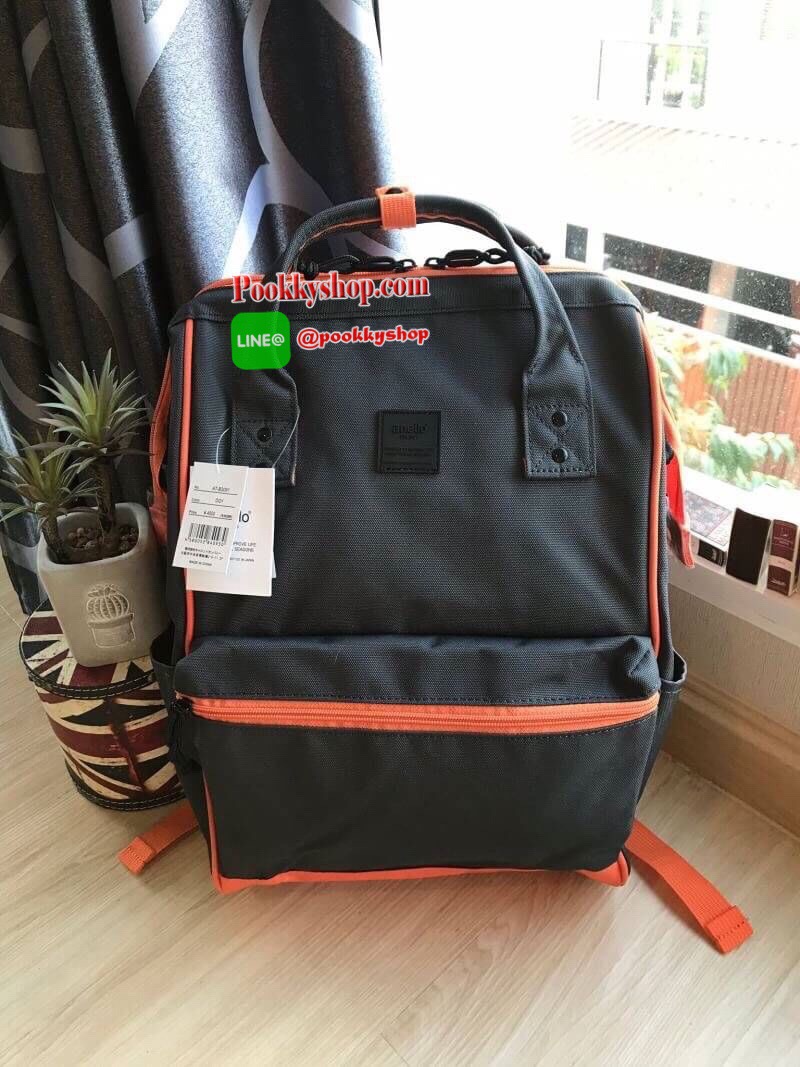 Anello N/S Kuchigane Rucksack AT-B3091 ขนาดคลาสสิค คอลเลคชั่นใหม่รับซัมเมอร์ของ Anello วัสดุผ้าcanvas ลวเลายและสีสันเข้าได้กับทุกชุด ปากกระเป๋ายังคงมีโครงเป็นเอกลักษณ์ ทรงสวยจุของได้เพียบแบบไร้กังวล ซัมเมอร์นี้อินเทรนด์ได้ก่อนใครเลยคร้า!!