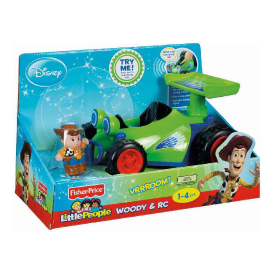 z Fisher Price Little People Woody & RC - Toy Story From USA
