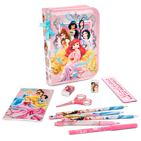 z Disney Princess Zip-Up Stationery Kit