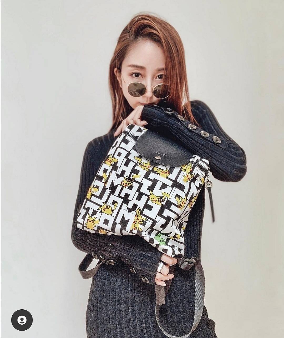 LONGCHAMP LE PLIAGE COLLECTION POKEMON BACKPACK เป้สะพายสไตล์ Le pliage ที่มี "ปิกาจู" ไปวิ่งเล่นอยู่บนกระเป๋าที่ออกมาเป็นซีรีส์ซะเลย