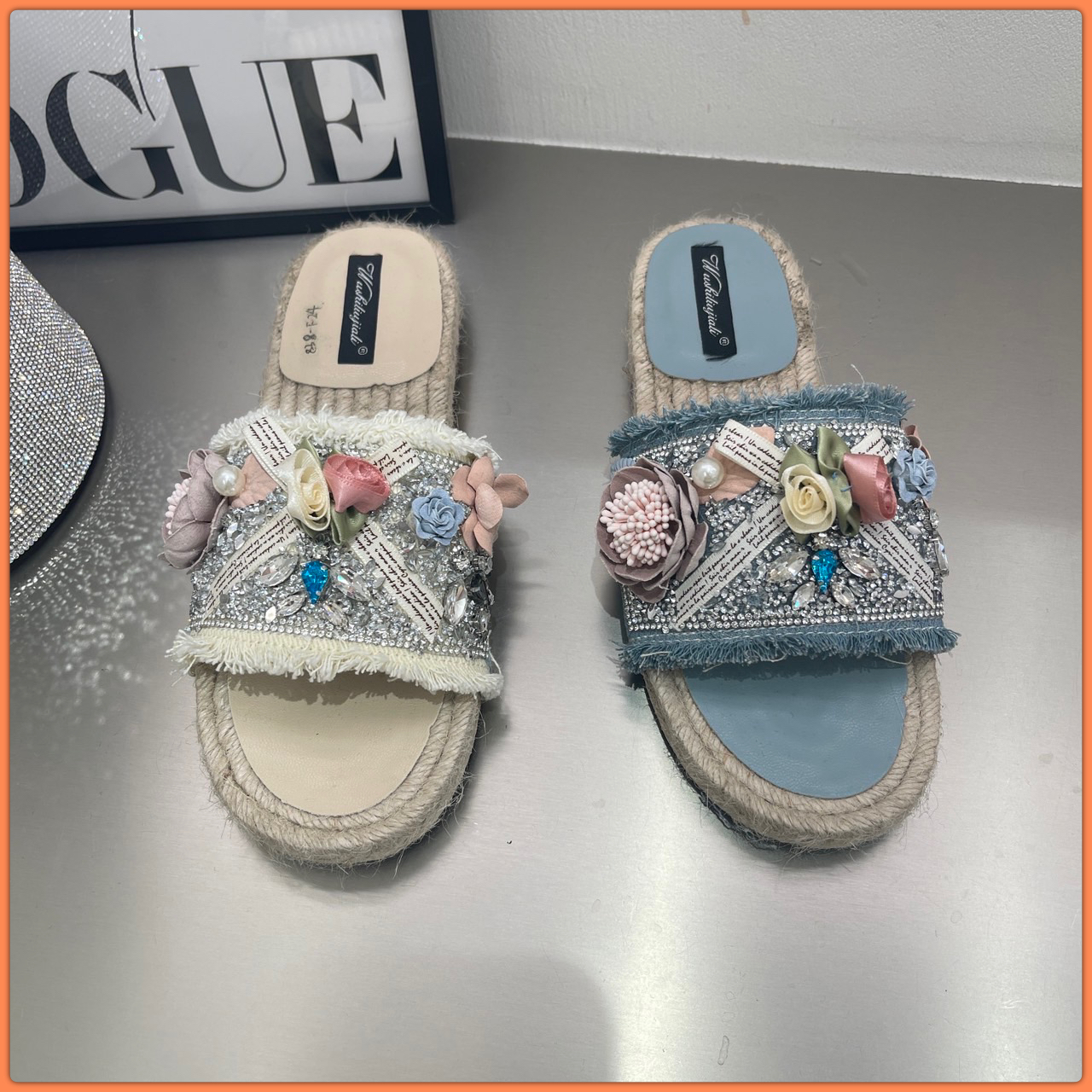 Shoe slip on รองเท้าแตะ 🌺🌼🌸งานสวยมาใหม่ รุ่นนี้ใส่สบาย ใส่แมตช์กับชุดง่าย สาวๆควรมีค่า💖