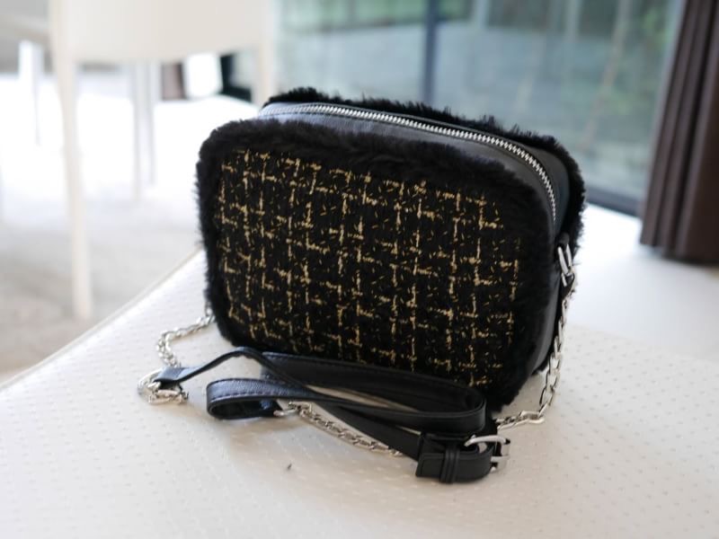 กระเป๋าแฟชั่น นำเข้า BY "BKK.BASIC♡" รุ่น "TWEDDY BOX" กระเป๋าทรง CROSSBODY