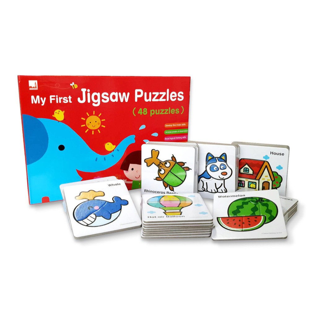 My First Jigsaw Puzzles จิ๊กซอว์เด็กเล็ก ตัวต่อจิ๊กซอว์ 48 รูปภาพ