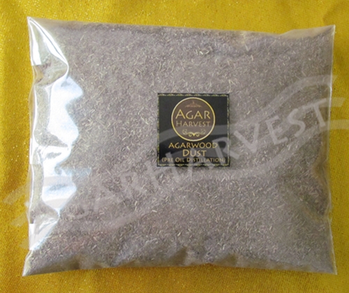 AgarHarvest ไม้หอม อโรม่า ไม้หอมมงคล ผงไม้กฤษณาก่อนกลั่น Agarwood Dust (Pre-Oil Distillation) 10kg
