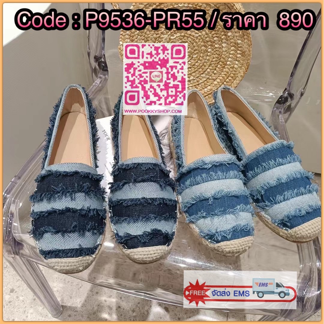 พร้อมส่งคะ Slip on shoe งาน slip on signature ของทางร้าน ผ้ายีนเกร๋ๆ สวยยืน1 🥇มาแล้วจ้า ทรงสวยอย่างดี งานเกร๋เรียบหรูดูแพง ตัวนี้ห้ามพลาดใส่สบายจะแมตช์กับกางเกง👖หรือกระโปรง👗ก็ได้ค่ะ แม่ค้าคอนเฟริม ห้ามพลาดเลยจ้าตัวนี้แนะนำ อย่าช้าร