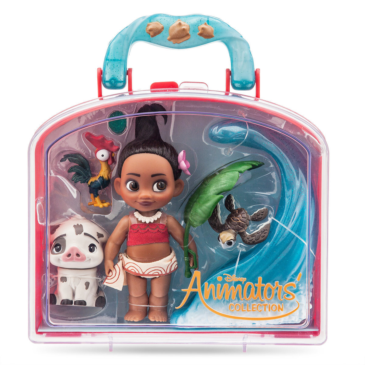 ฮ Disney Animators' Collection Moana Mini Doll Play Set ของแท้ นำเข้าจากอเมริกา