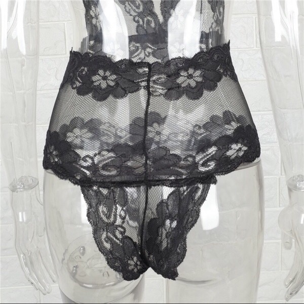 ชุดเซ็กซี่ ชุดวันพีซ เต็มตัว ผ้าซีทรู ขอบเล่นลายลูกไม้ สีดำ ผ้านุ่ม ใส่สบาย สวยเซ็กซี่ และเปรี้ยวจี๊ดส์มากๆ คะ ขนาด free size (เนื้อผ้ายืดหยุ่นได้มากเลยคะ)