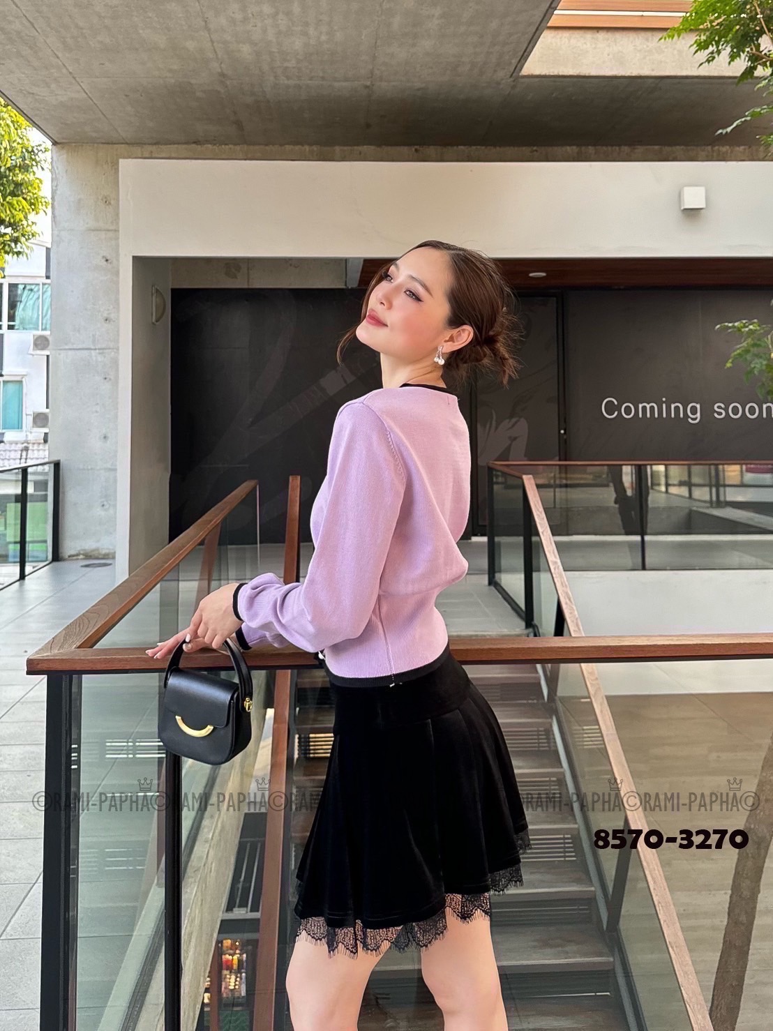 ชุดเซทแฟชั่น Set เสื้อไหมพรมสีสันสวยสดใส เนื้อผ้านิ่มยืดหยุ่นอย่างดีสวมใส่สบาย