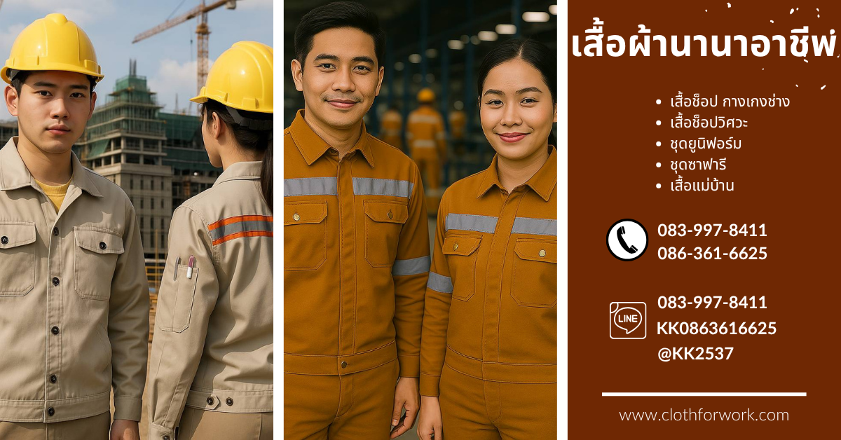 เสื้อผ้านานาอาชีพ