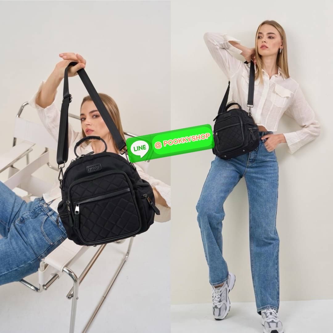 New arrival เป้ถอดสายได้ จะสะพายแบบไหนก้อสวย !! KEEP รุ่น Rouget backpack (ปรับ Collection ใหม่ ) น้ำหนักเบากว่าเดิม