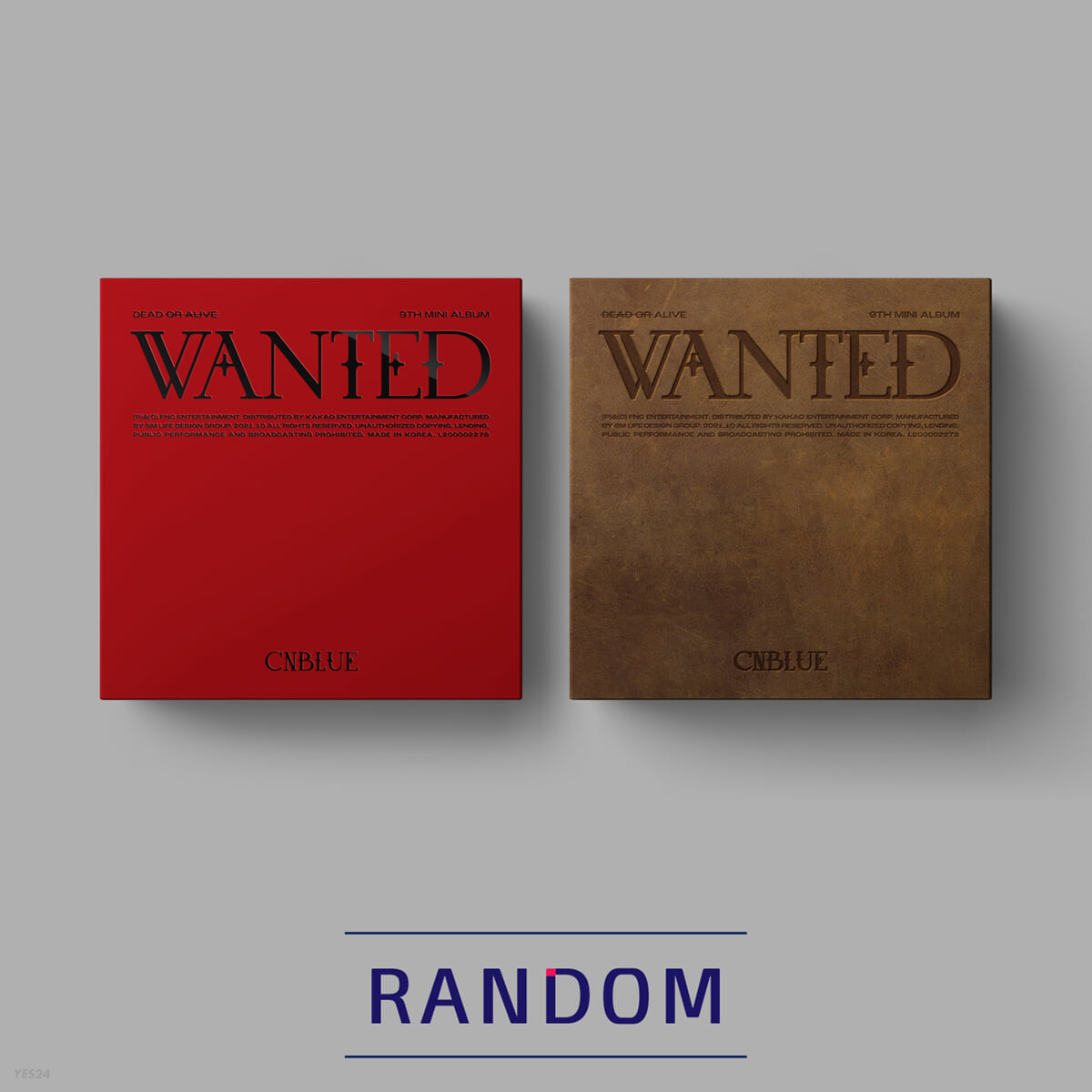 CNBLUE 9th Mini Album - WANTED (Random Ver.)