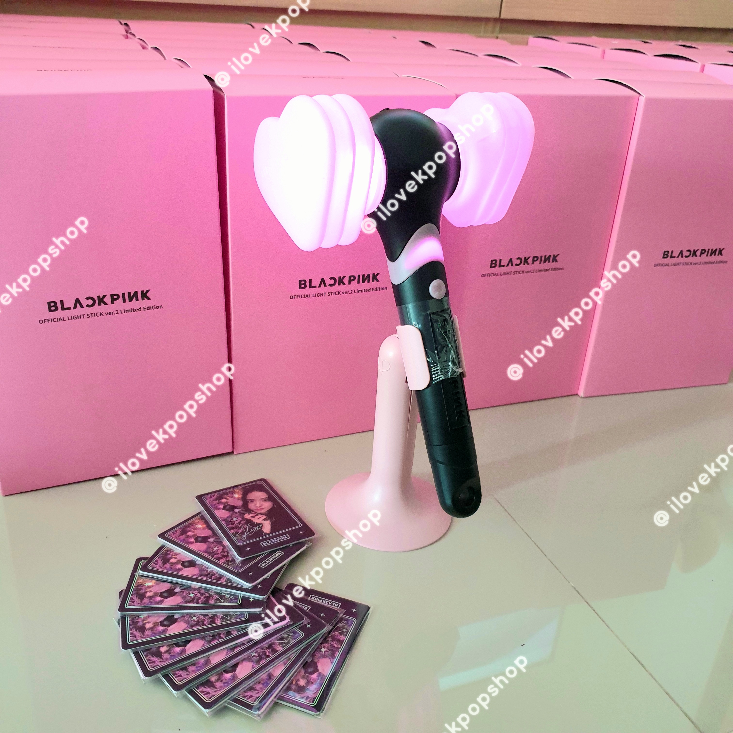 พร้อมส่ง BLACKPINK OFFICIAL LIGHT STICK Ver.2 LIMITED EDITION แถม YG GIFT 4 PHOTOCARD