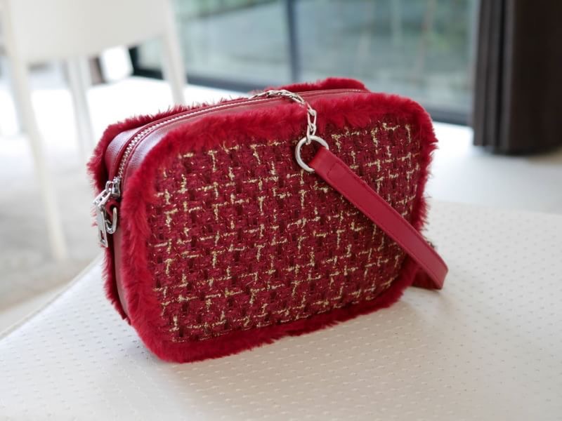 กระเป๋าแฟชั่น นำเข้า BY "BKK.BASIC♡" รุ่น "TWEDDY BOX" กระเป๋าทรง CROSSBODY