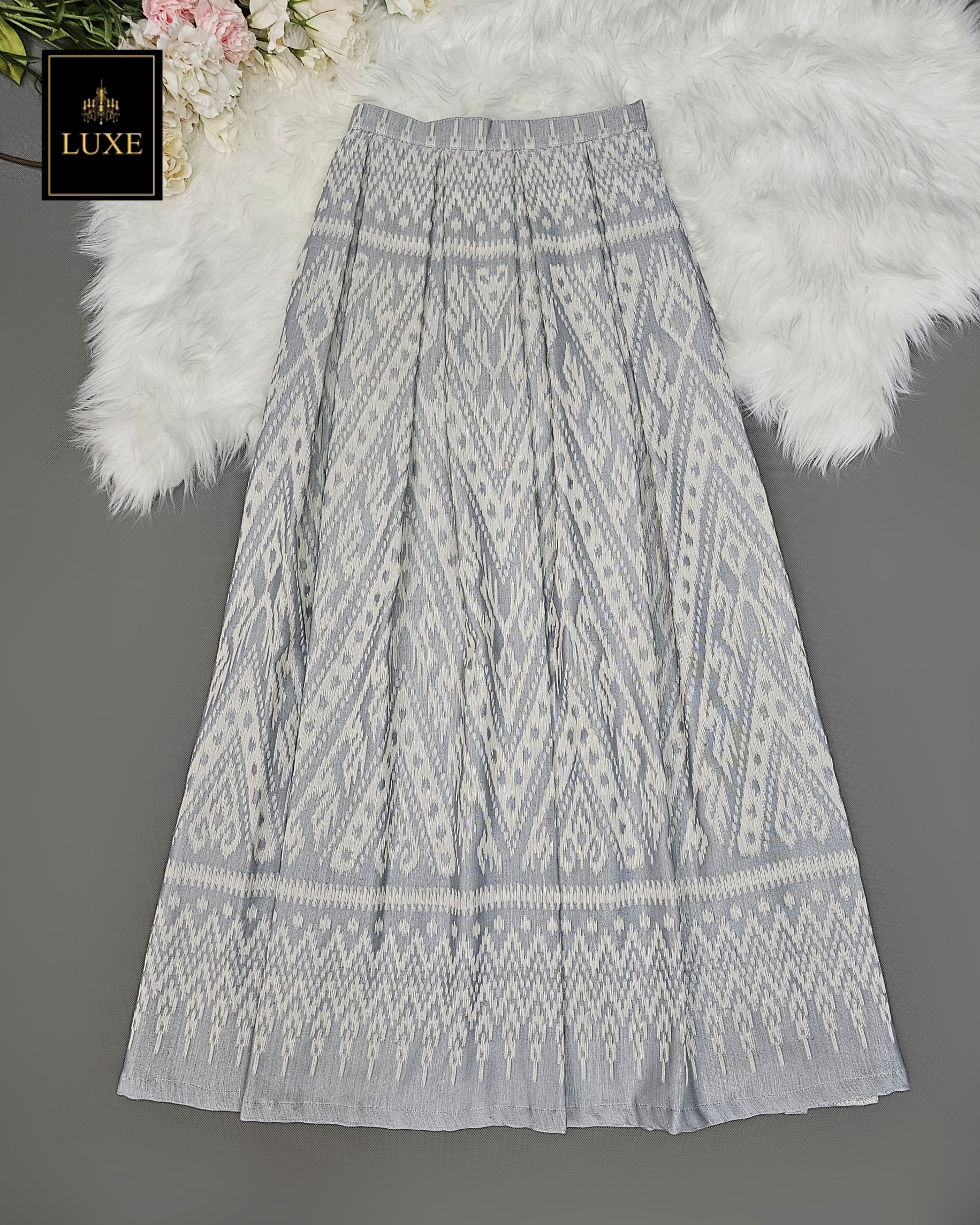 กระโปรงแฟชั่น กระโปรงจีบทวิสต์รอบตัว คัตติ้งเนี้ยบ มีตะขอและซิปซ่อน พร้อมซับในอย่างดี