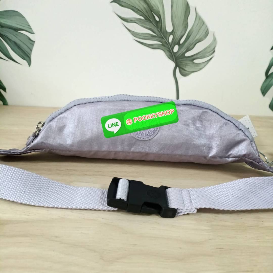 KIPLING YASEMINA Fanny Pack ซับในสีพื้น หัวซิปโลหะไม่มีอักษรแบรนด์ กระเป๋าคาดอกหรือคาดเอว วัสดุด้านนอก Nylon +polyester
