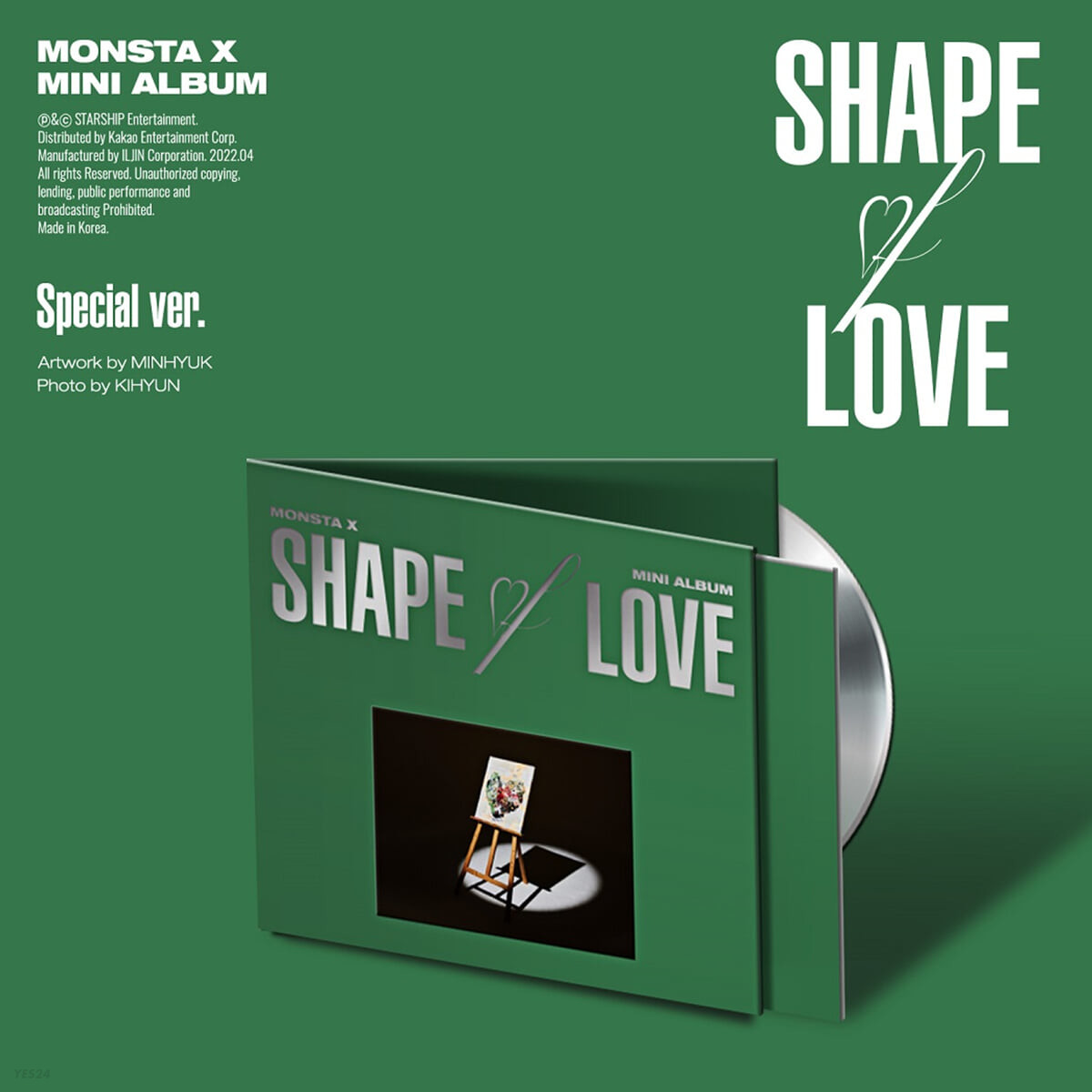 MONSTA X 11th Mini Album - SHAPE of LOVE (Special Ver.)