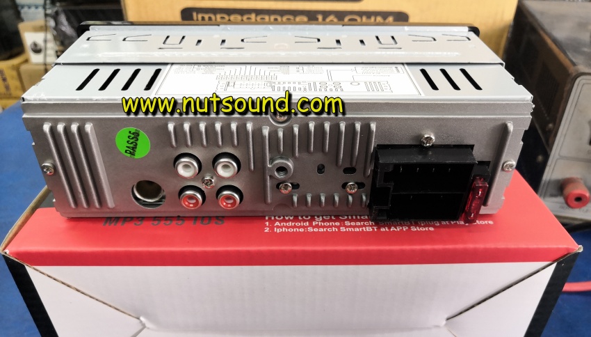 วิทยุติดรถยนต์ เครื่องเล่น 1 din USB และ SD CARD พร้อมระบบ BLUETOOTH (no cd)