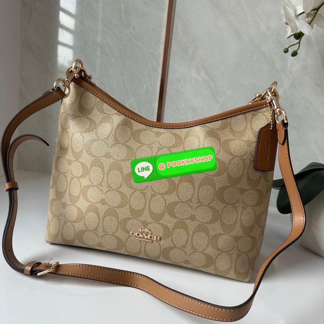 Coach Laurel Shoulder Bag Black CR148 🔖กระเป๋าสะพายข้าง/ไหล่ ทรง hobo สวยทันสมัยไม่มีเอาท์ 🔖วัสดุ : pebble leather 🔖เปิด - ปิด แบบซิปบน ภายในช่องโล่งกว้าง มีช่องรับแยกสองช่องมีซิปหนึ่งช่อง จุของได้เยอะ