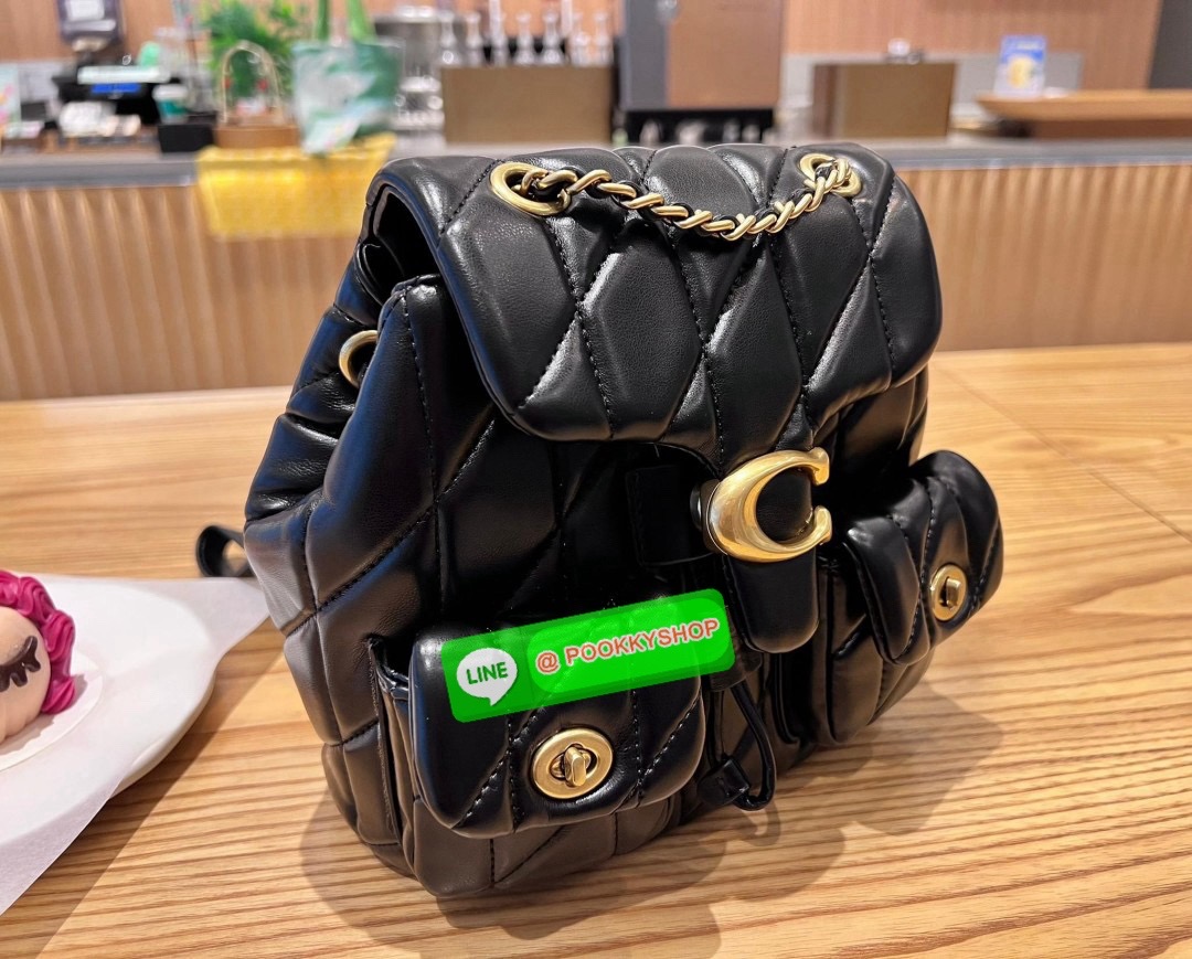 NEW ARRIVAL! สวยเกินห้ามใจ หนังนิ่มฟูสุดๆไปเลยค่า COACH TABBY QUILING BACKPACK ((CU076)) 💌พร้อมส่ง! ใหม่ก่อนใคร กับกระเป๋าทรงที่ฮิตเกินต้าน หนังแท้อย่างดี หนังนิ่ม ฟู ลื่นเงาแววสวยมากๆ ตัดกับอะไหล่ทองแย่างลงตัว