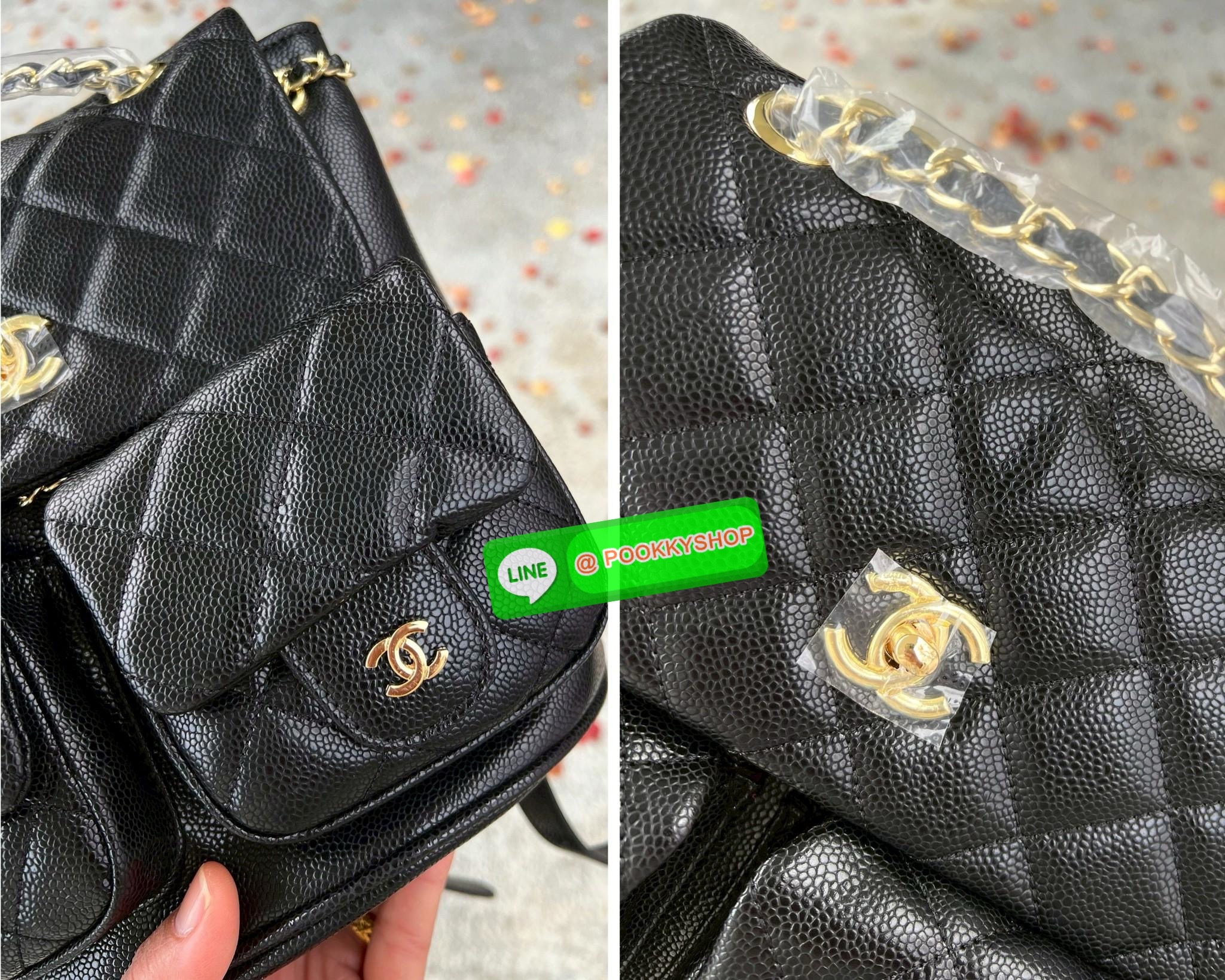 CHANEL DUMA CAVIAR BACKPACK ((vip gift ตปท.)) 🔖พร้อมส่ง! อย่ารอช้าที่จะสวยกันค่าาสาวๆ กับกระเป๋าสะพายหลัง หนังคาเวียร์นิ่มลายสวยค่ะ