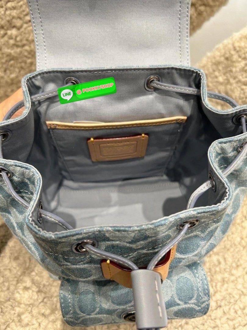 Coach Riya Backpack 21 Women Backpacks Shoulder Bag with Full Set of Coach Package