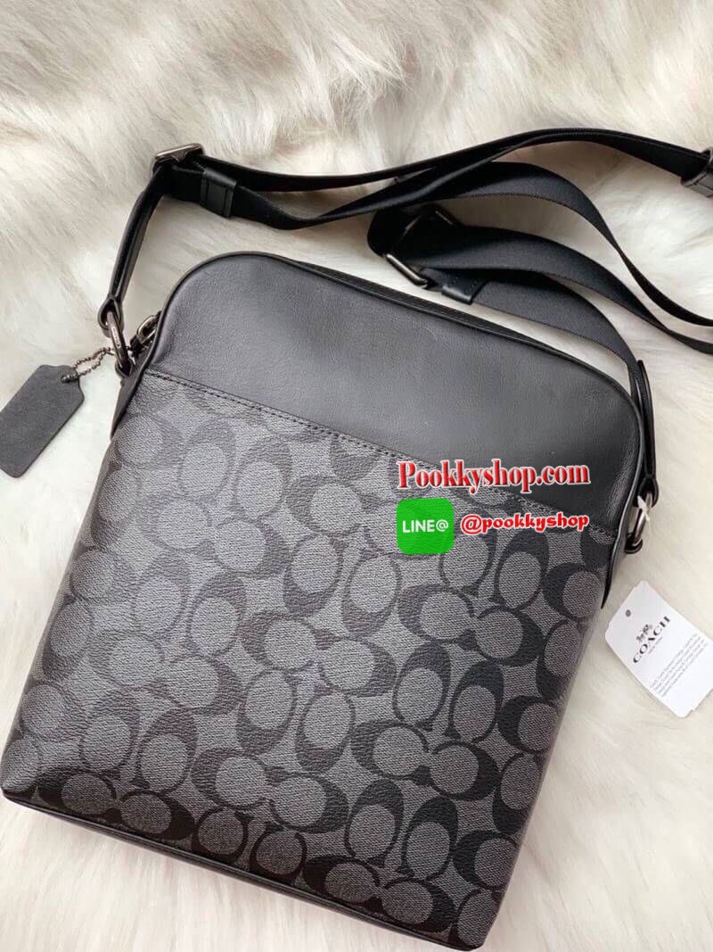 🌼พร้อมส่ง🌼 กระเป๋าผู้ชาย Coach F68014 Houston flight bag