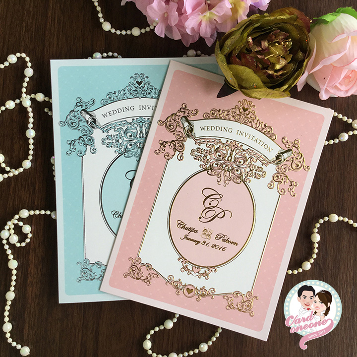 การ์ดแต่งงานวินเทจ