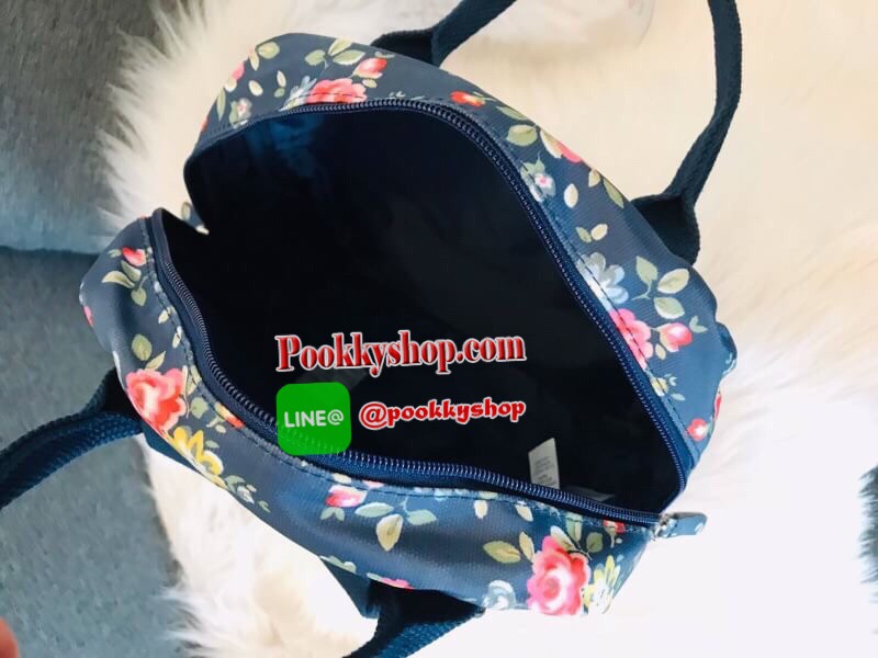 Best Seller !! Cath Kidston Multi Strap Backpack กระเป๋าสะพายเป้รุ่นมินิ แบรนด์ดังสไตล์วินเทจสุดฮิต วัสดุ Canvas เคลือบกันน้ำสามารถเช็ดทำความสะอาดง่าย เปิดปิดกระเป๋าด้วยซิปสะดวกใช้ ด้านหน้าประดับโลโก้แบรนด์สวยโดดเด่น พร้อมช่องซิปด้านหน้ากระเป๋าอีกหนึ่งช่อ
