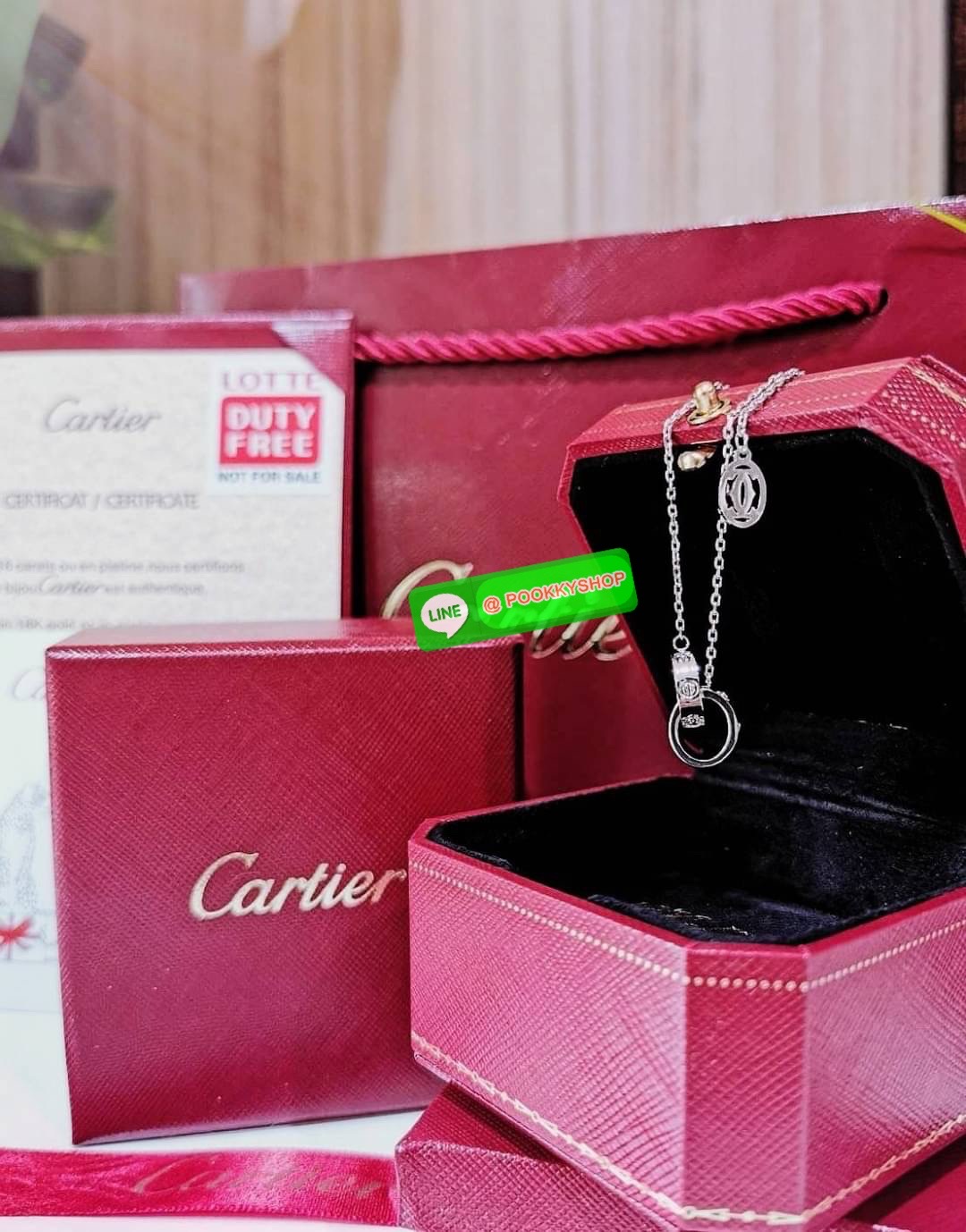 ✴️BEST GIFT IDEAS! ไอเท็มหายาก! ห้ามพลาดค่ะ!✴️ “CARTIER” LOVE NECKLACE VIP GIFT WITH PURCHASE ORIGINAL PACKAGE (GWP) ของกำนัลสุดเลอค่าจากการแลกคะแนนสะสมสำหรับ CARTIER VIP Membership Exchage Rewards ไอเท็มชวนสะสมดีไซน์คลาสสิคสวยเลอค่าไอเท็มแบ