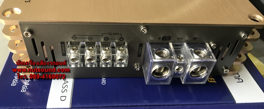 เพาเวอร์แอมป์รถยนต์ คลาสดี 1500 W (rms) ยี้ห้อ WORLDTECH รุ่น WT-4230.15D