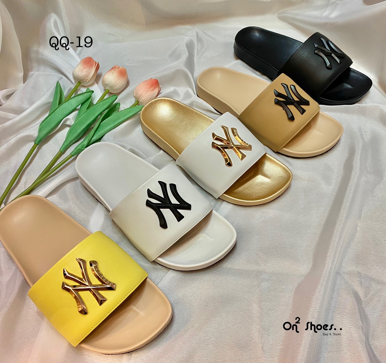 NY Sandals เข้าแล้วค่าาา💕พาสเทลที่รัก คอลใหม่ล่าสุด จากแบรนด์ New Yankees บอกเรยช้าอด น่ารักมากกกกกกก นิ่มมากกกกกก งานสวยน่าใส่มาก