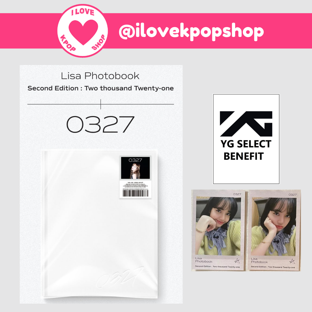 พร้อมส่ง LISA PHOTOBOOK [0327] VOL.2 -SECOND EDITION- + YG GIFT