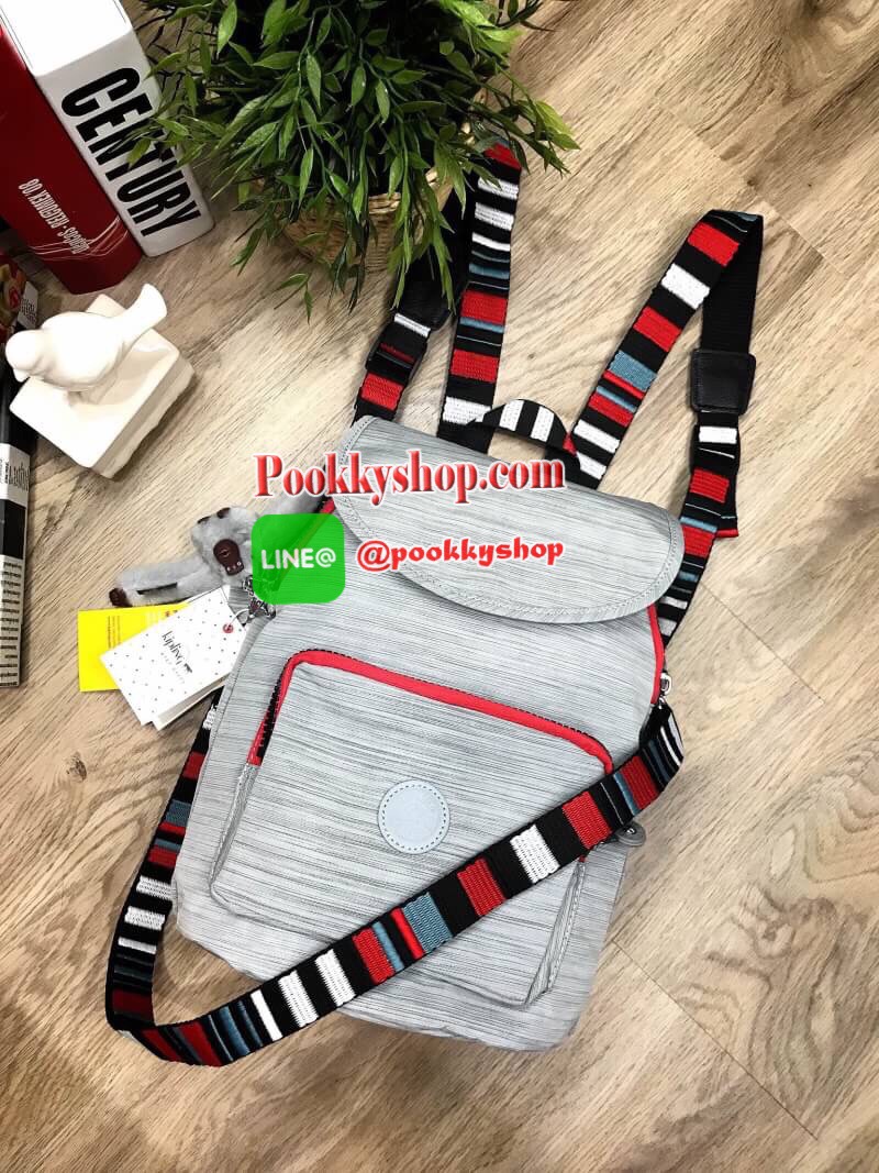 พร้อมส่งความสวย..ราคาสุดคุ้ม! NEW ARRIVAL! KIPLING ART 2WAY BACKPACK กระเป๋าสะพายเป้สไตล์ลำลองรุ่นใหม่ล่าสุดวัสดุ Nylon+Polyester 100% โดดเด่นที่สามารถสะพายได้หลายแบบ ทั้งแบบเป้ หรือใช้สายยาวสะพายไหล่ได้ Crossbodyได้ หูหิ้วเเละสายสะพายลวดลายสวยตามคอนเซปคอ