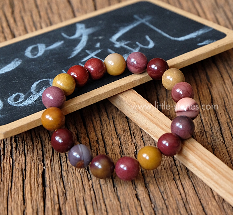 ++ Mookaite - มูไคท์ เม็ดกลมขนาดประมาณ 10 mm ++