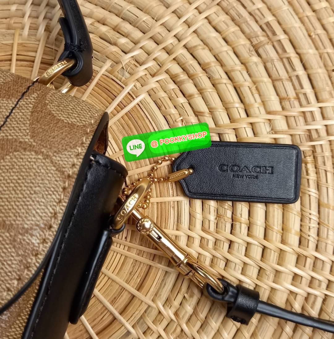 NEW IN💥>>รุ่นหายากก็มา แย่งกันแทบไม่ทัน🌺🌈//>>COACH MARLIE TOP HANDLE SATCHEL IN SIGNATURE CANVAS WITH QUILTING(COACH C5645) 🌺กระเป๋าถือ สะพาย วัสดุหนังแคนวาส ตัดขอบดีเทลด้วยหนังแท้ ขึ้นทรงสวยมากๆ //มีสายสะพายยาว
