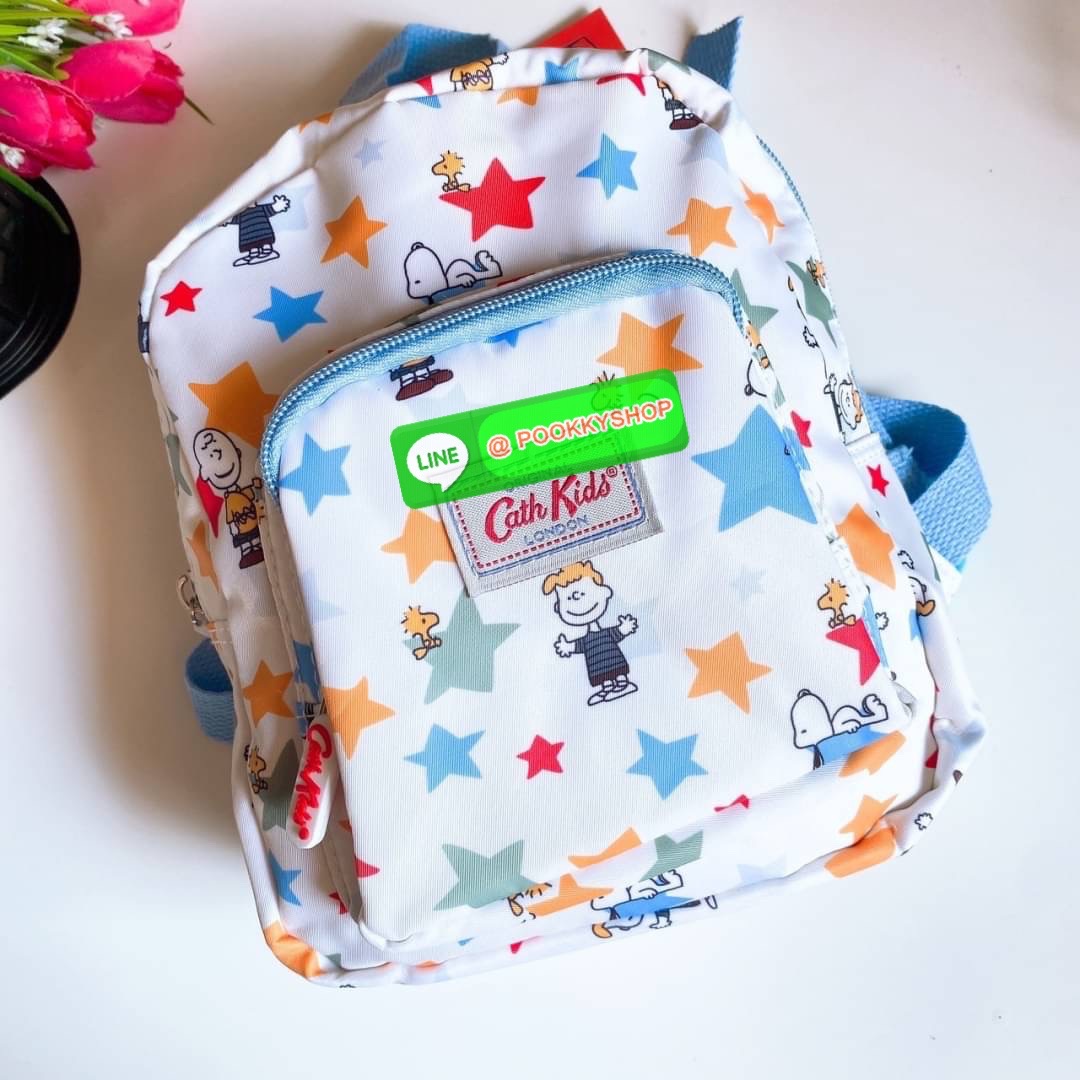 Snoopy Kids Mini Rucksack ♥️🇬🇧ส่งตรงร้อนๆมาจากอังกฤษ🇬🇧 👧🏻🧒🏻👦🏻น่ารักตะมุตมิ ✅unisex✅เด็กชายใช้ก็ดี✅เด็กหญิงใช้ก็น่าร้ากกกกกก ✔️limited editio
