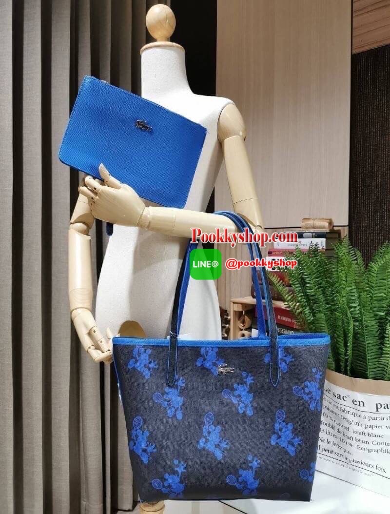 Don't Miss! Best Seller! ซื้อ1ได้ถึง2!! New! & Limited x Disney Holiday Collection Reversible Tote Bag With Clutch คอลเลคชั่นดิสนีย์ทรงTote มาพร้อมใบเล็กเข้าชุดสุดคุ้มสามารถแยกใช้ได้ วัสดุหนัง Saffiano สวยกันน้ำดูแลรักษาง่ายดีไซน์โดดเด่นมีลูก