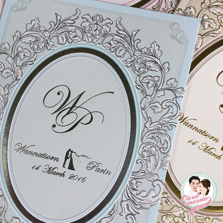 การ์ดแต่งงานวินเทจ