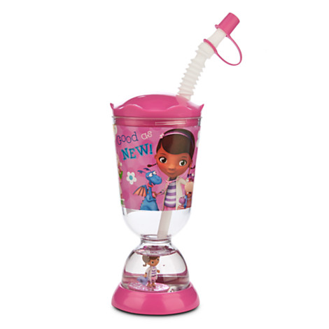 z Doc McStuffins Snowglobe Tumbler with Straw