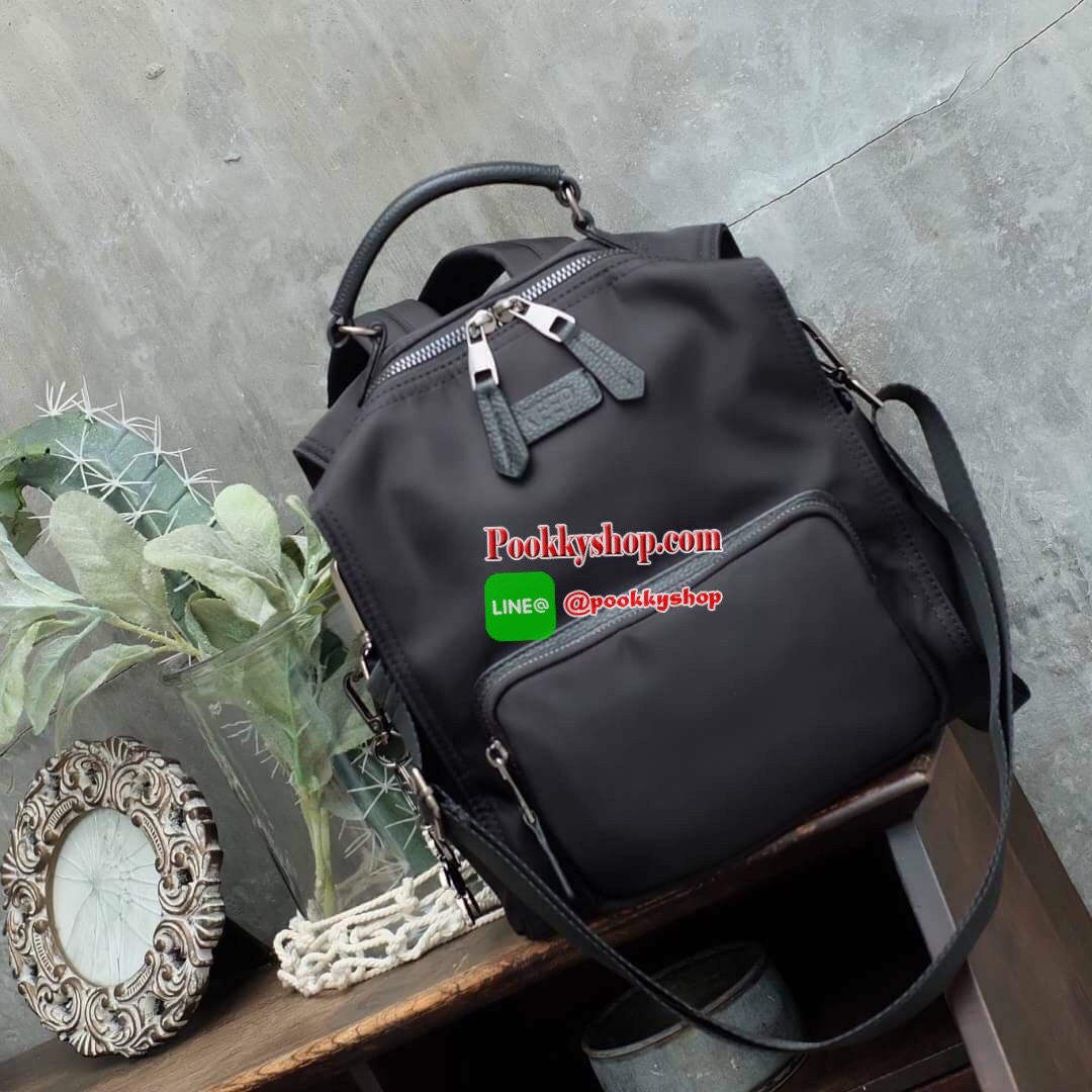 ใหม่ล่าสุด KEEP ‘ Foxxy ‘ Backpack กระเป๋าเป้ผ้าไนล่อนนาโนตัดขอบหนังแท้!!! ทรงน่ารักมากๆๆๆ ใบนี้ มีสายสั้นสำหรับสะพายไหล่ให้ด้วยคะ จุดเด่นที่ >ตัวกระเป๋าทำจากไนล่อนนาโนตัดกับหนังแท้เนื้อดีที่สุด เพิ่มความคงทน >ตัวกระเป๋ามีสายสั้น ให้เพิ่มอีก 1 สายสำ