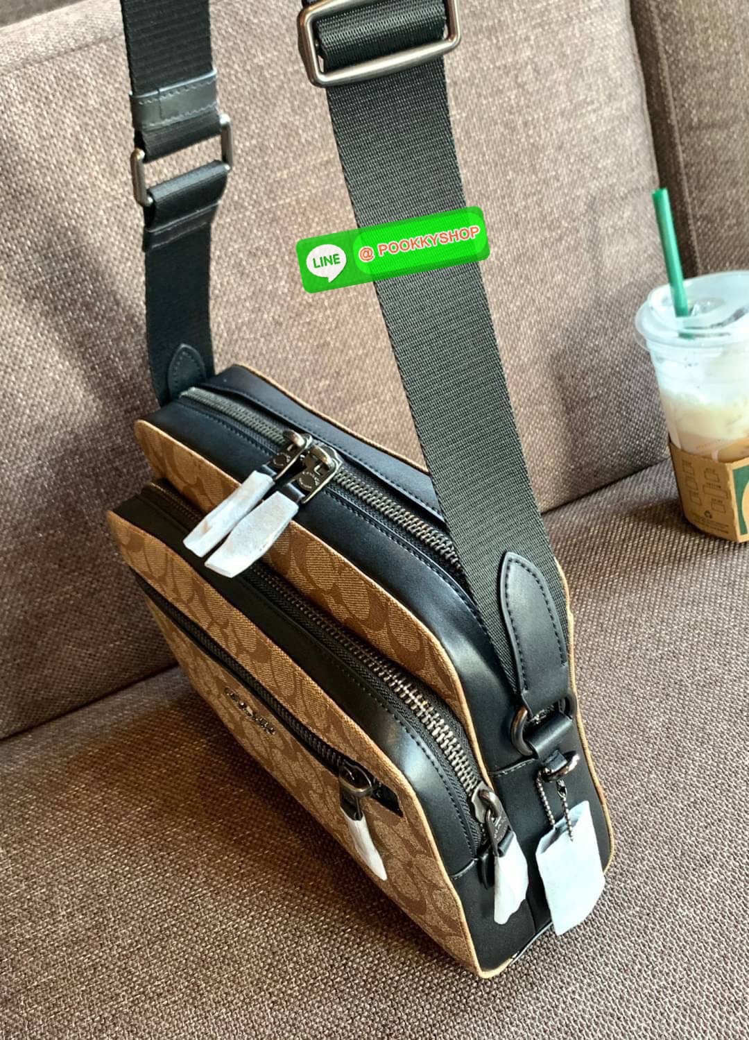 COACH WEST CAMERA BAG IN SIGNATURE ((91485)) ðšāļāļĨāļąāļāļĄāļēāļāļēāļĄāļāļģāđāļĢāļĩāļĒāļāļĢāđāļāļāļāđāļēāļē! āļāļĢāļ°āđāļāđāļēāļŠāļ°āļāļēāļĒāļāļđāđāļāļēāļĒ((āļāļđāđāļŦāļāļīāļāļāđāđāļāđāļŠāļ§āļĒāļāļĩāđāļāļĩāļĒāļ§āļāđāļ°ð)) āļŦāļāļąāļāđāļāđ āđāļĨāļ°āļŦāļāļąāļCanvasāļŠāļ§āļĒāļāđāļ° āļĄāļĩāļāđāļāļāļāļīāļāļŦāļāđāļē//āļāđāļāļāļāļīāļāļāļĨāļēāļāļāļ§āđāļēāļ//āļāđāļāļāļŦāļĨāļąāļāđāļāļāļāļīāļāļāļđāđ āđāļŠāđāļŠāļąāļĄāļ āļēāļĢāļ°āđāļāļāļĢāļ°āļāļģāļ§āļąāļāđāļāđāđāļĒāļāļ°;āļāļĢāđāļāļĄāļāđāļāļāđāļĨ